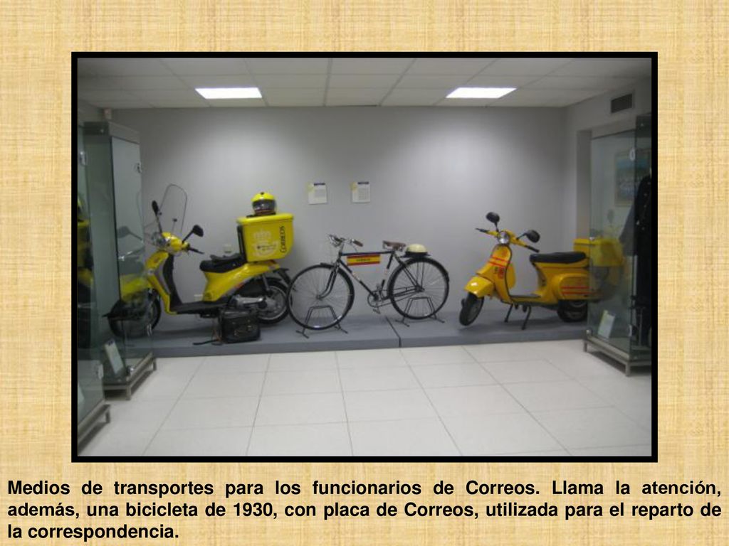 Medios de transportes para los funcionarios de Correos