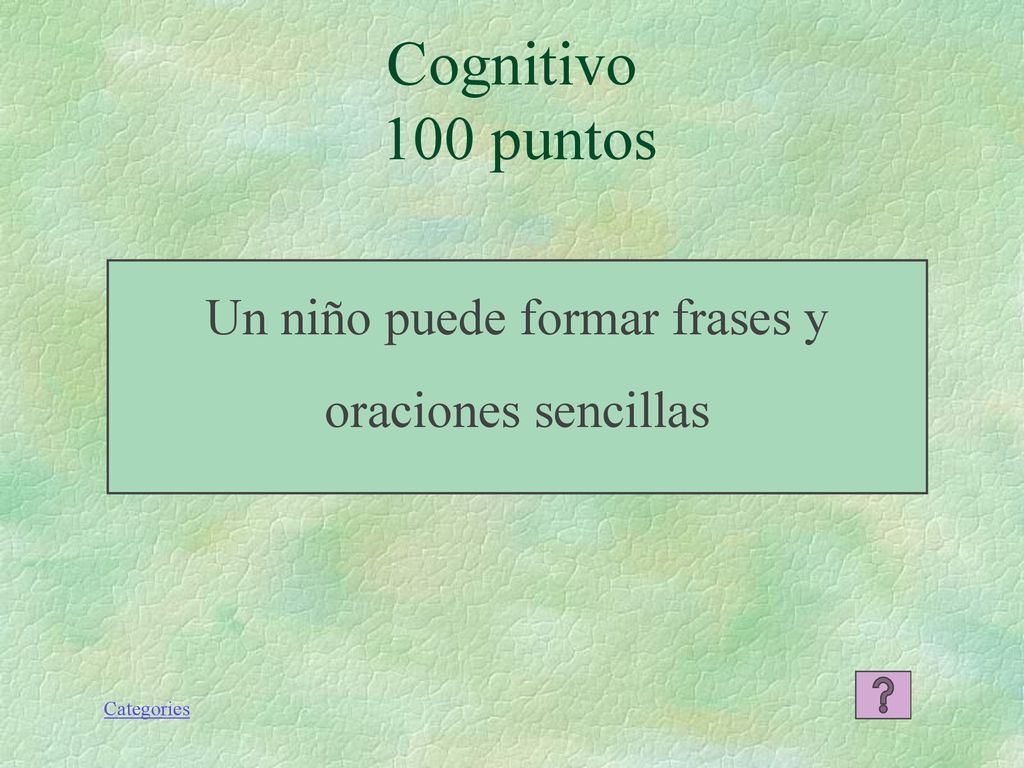 Un niño puede formar frases y oraciones sencillas