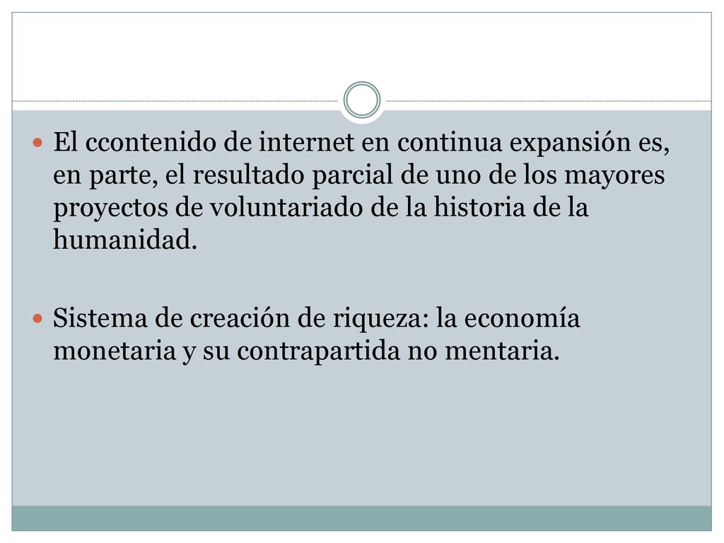 El ccontenido de internet en continua expansión es, en parte, el resultado parcial de uno de los mayores proyectos de voluntariado de la historia de la humanidad.