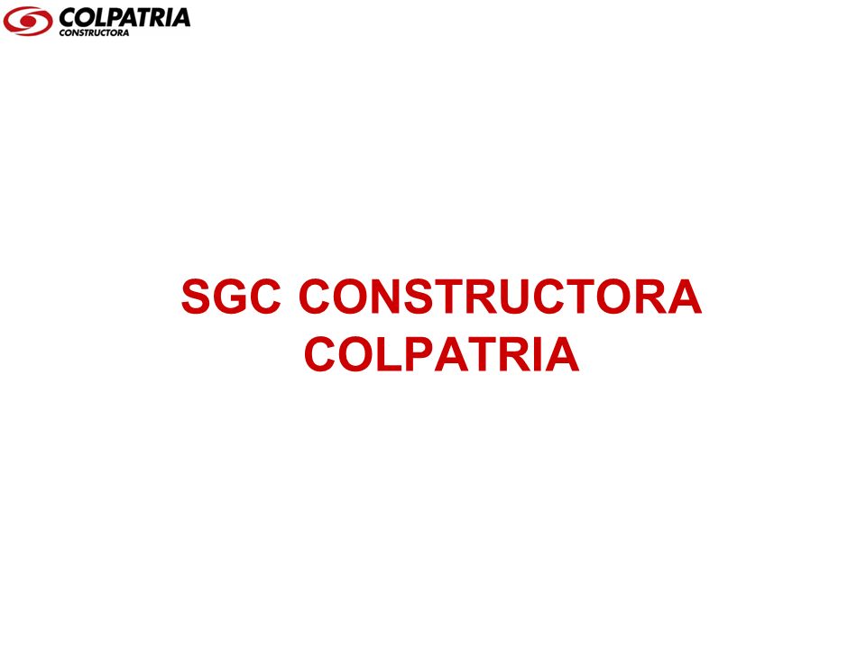 SGC CONSTRUCTORA COLPATRIA