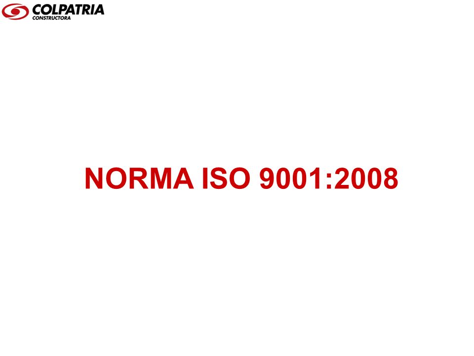 NORMA ISO 9001:2008