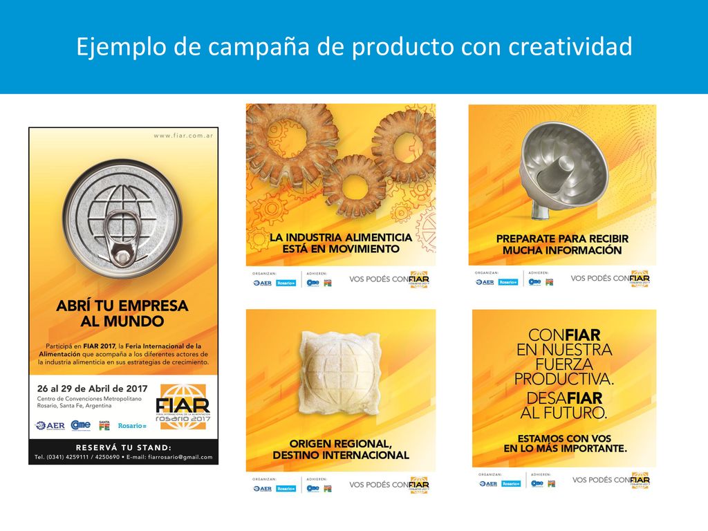 Ejemplo de campaña de producto con creatividad