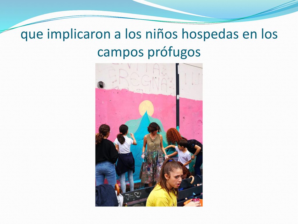 que implicaron a los niños hospedas en los campos prófugos