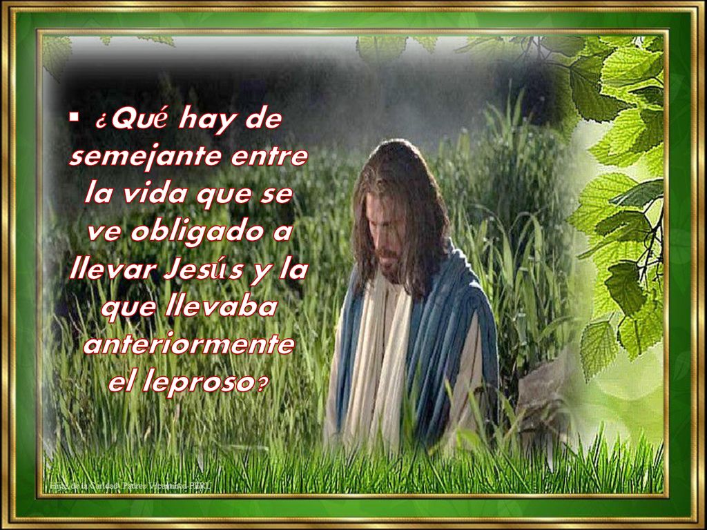 ¿Qué hay de semejante entre la vida que se ve obligado a llevar Jesús y la que llevaba anteriormente el leproso