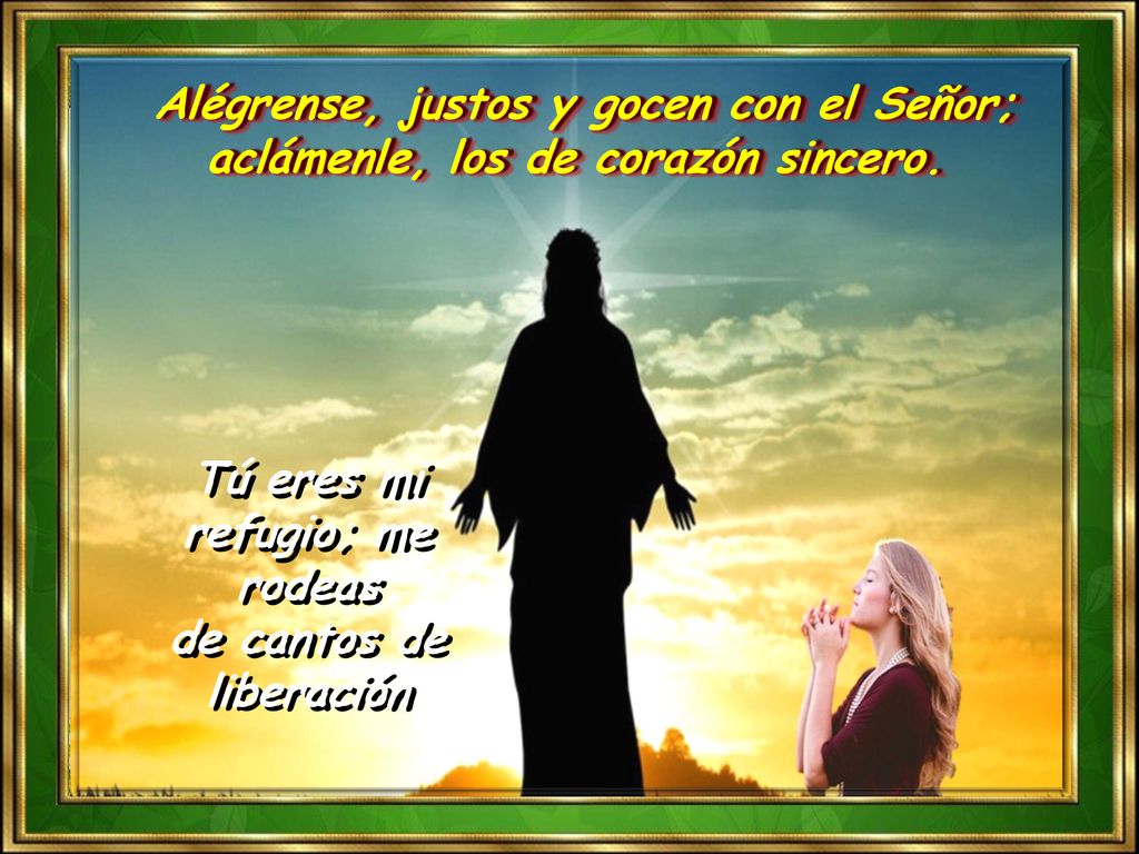 Tú eres mi refugio; me rodeas de cantos de liberación