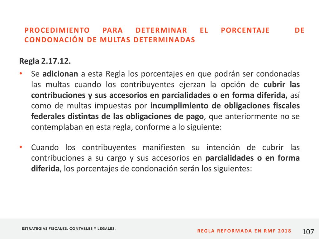 PROCEDIMIENTO PARA DETERMINAR EL PORCENTAJE DE CONDONACIÓN DE MULTAS DETERMINADAS