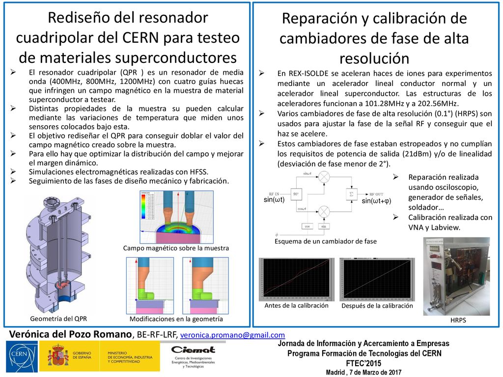 Reparación y calibración de cambiadores de fase de alta resolución