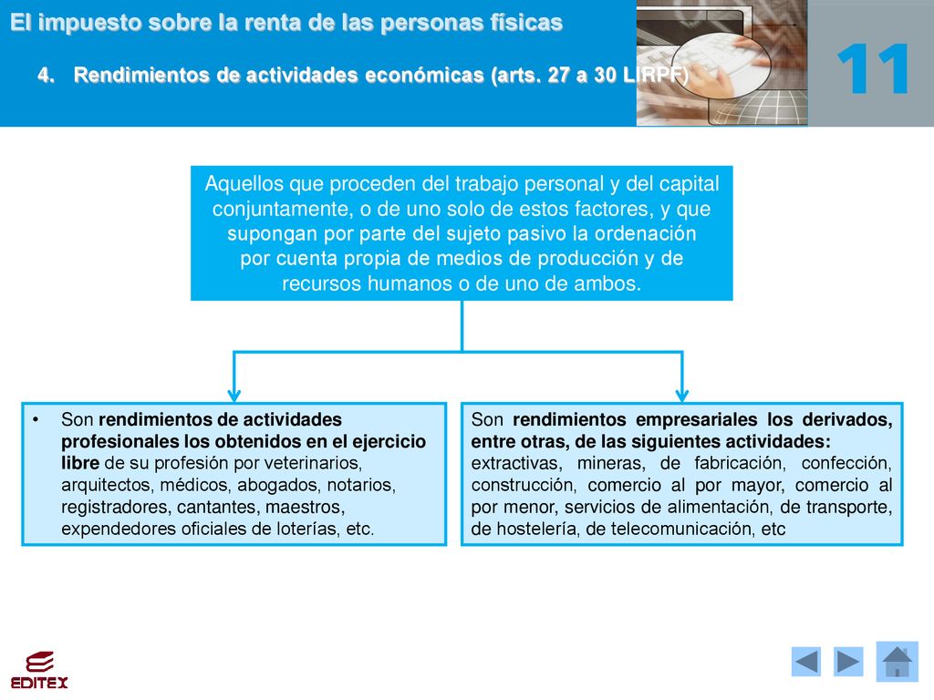 4. Rendimientos de actividades económicas (arts. 27 a 30 LIRPF)