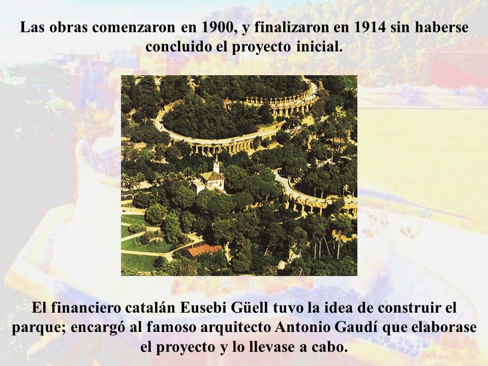 Las obras comenzaron en 1900, y finalizaron en 1914 sin haberse concluido el proyecto inicial.