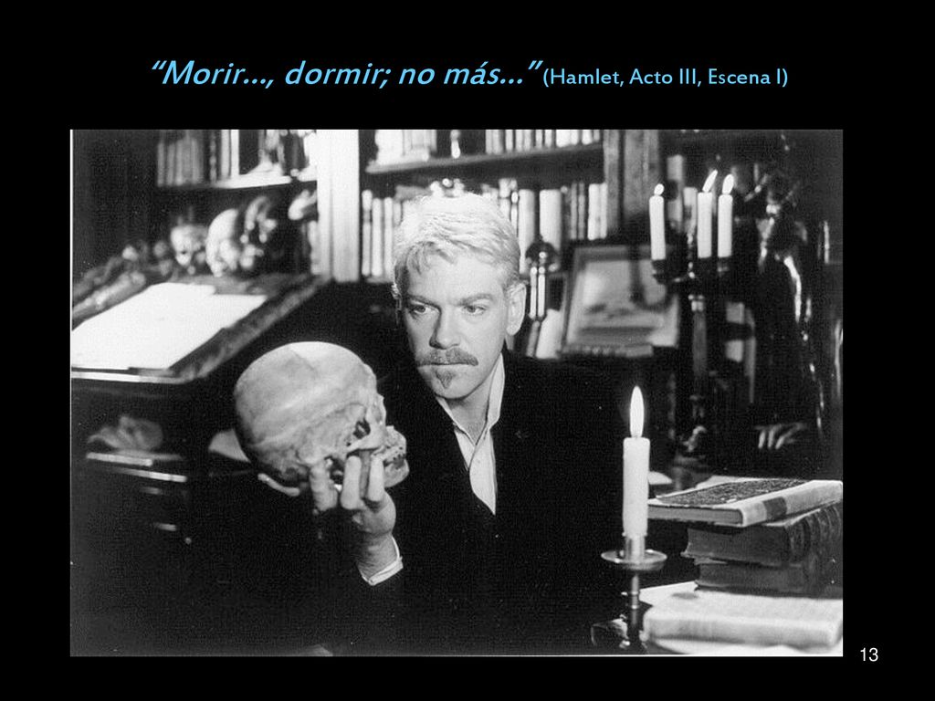 Morir…, dormir; no más… (Hamlet, Acto III, Escena I)