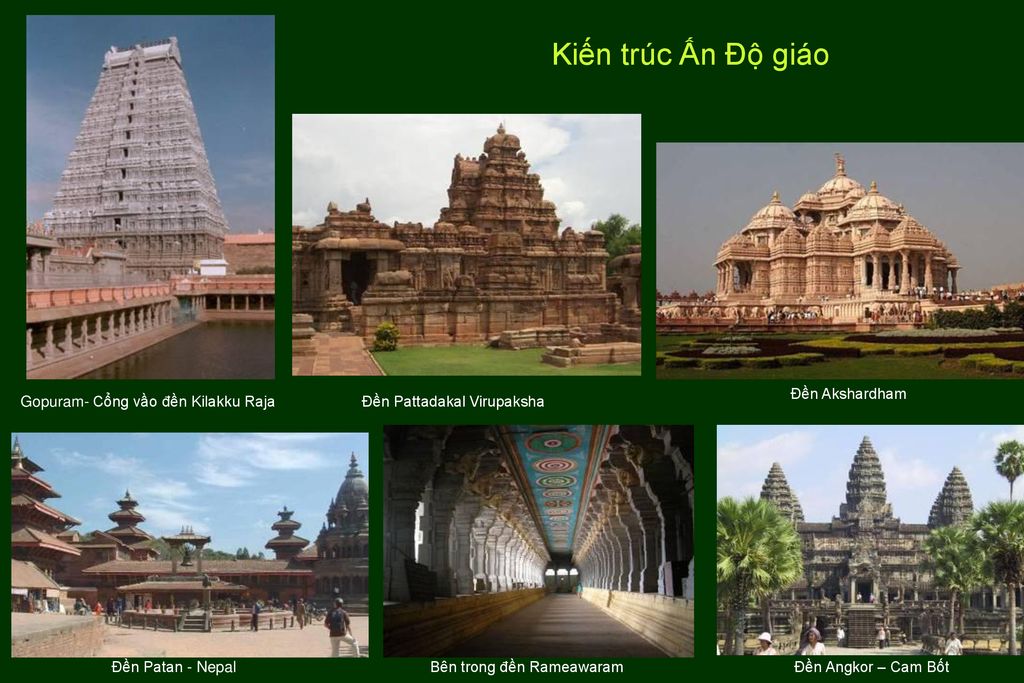 Kiến trúc Ấn Độ giáo Đền Akshardham Gopuram- Cổng vầo đền Kilakku Raja