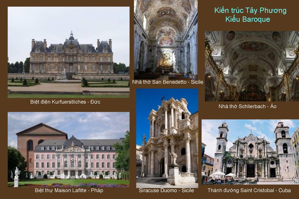 Kiến trúc Tây Phương Kiểu Baroque Nhà thờ San Benedetto - Sicile