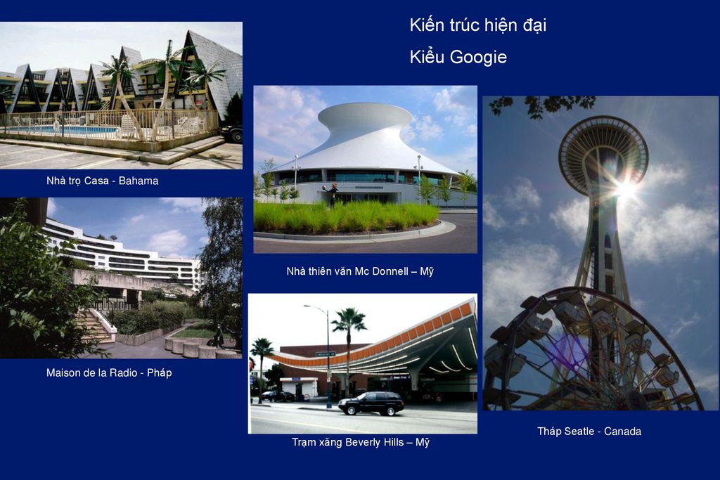 Kiến trúc hiện đại Kiểu Googie Nhà trọ Casa - Bahama