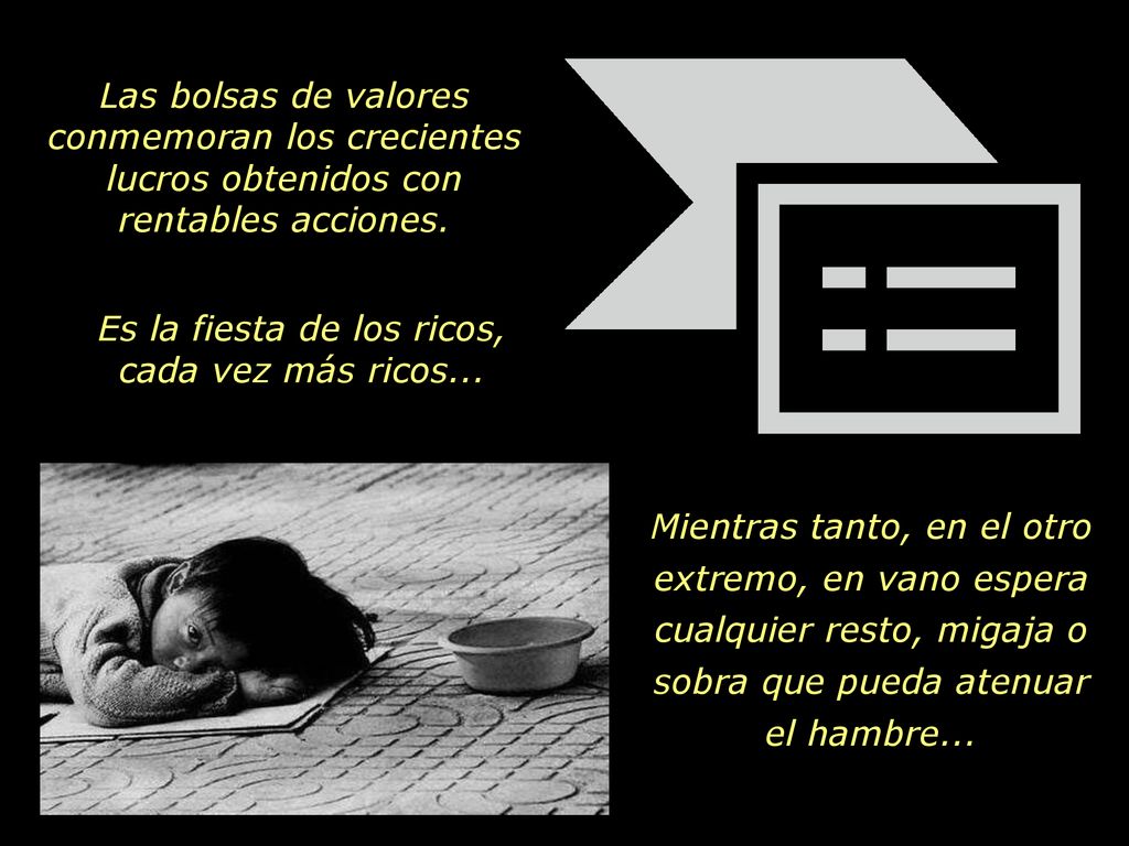 Es la fiesta de los ricos, cada vez más ricos...