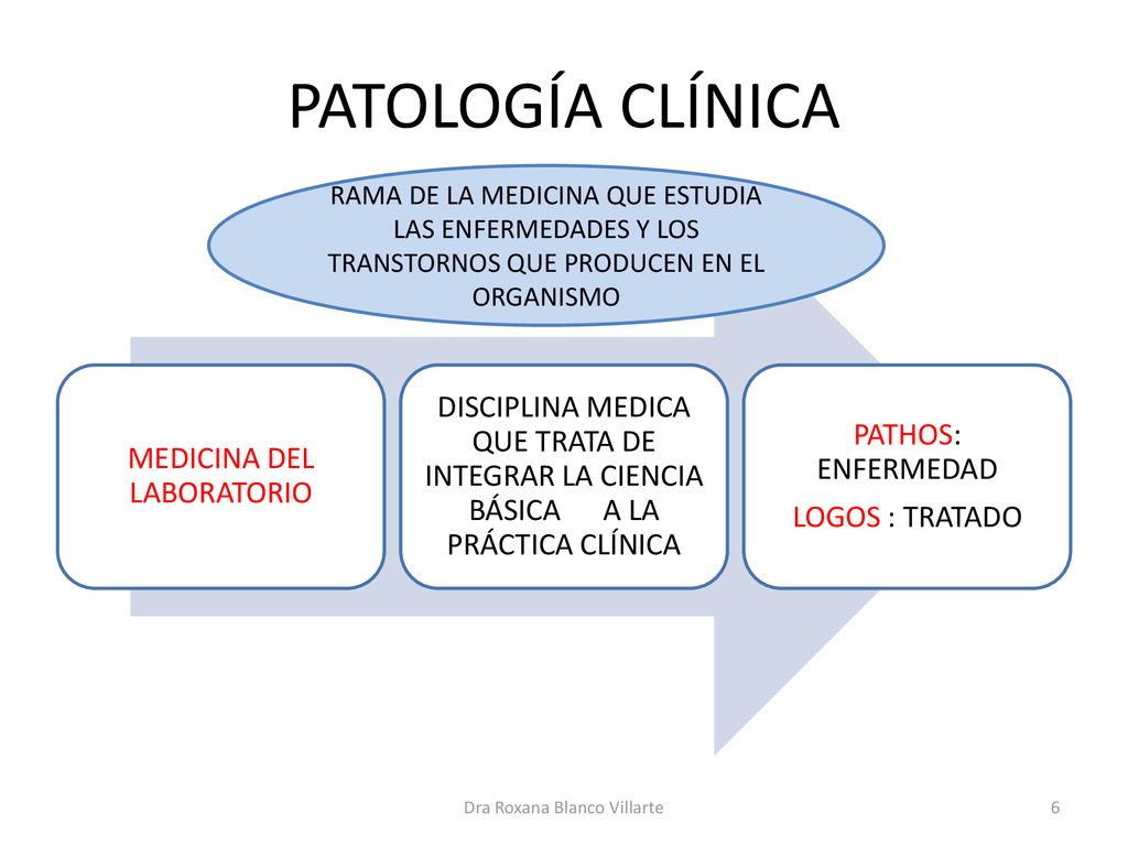 PATOLOGÍA CLÍNICA RAMA DE LA MEDICINA QUE ESTUDIA LAS ENFERMEDADES Y LOS TRANSTORNOS QUE PRODUCEN EN EL ORGANISMO.