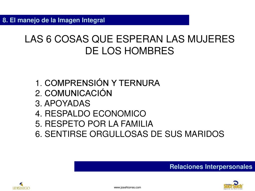 LAS 6 COSAS QUE ESPERAN LAS MUJERES DE LOS HOMBRES