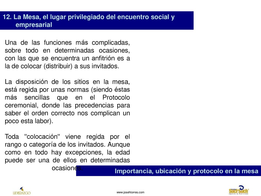 12. La Mesa, el lugar privilegiado del encuentro social y empresarial