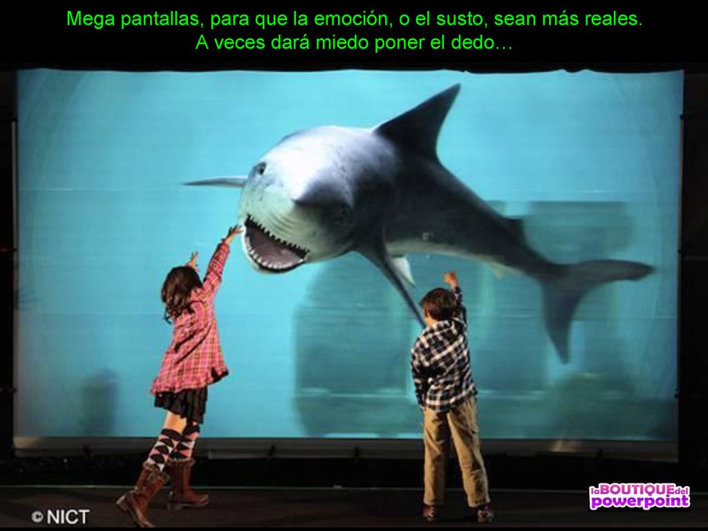 Mega pantallas, para que la emoción, o el susto, sean más reales