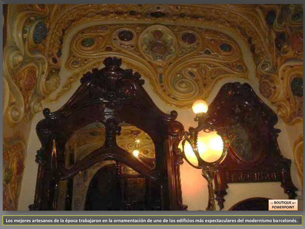Los mejores artesanos de la época trabajaron en la ornamentación de uno de los edificios más espectaculares del modernismo barcelonés.