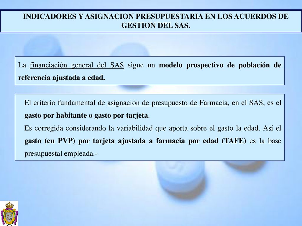 INDICADORES Y ASIGNACION PRESUPUESTARIA EN LOS ACUERDOS DE GESTION DEL SAS.
