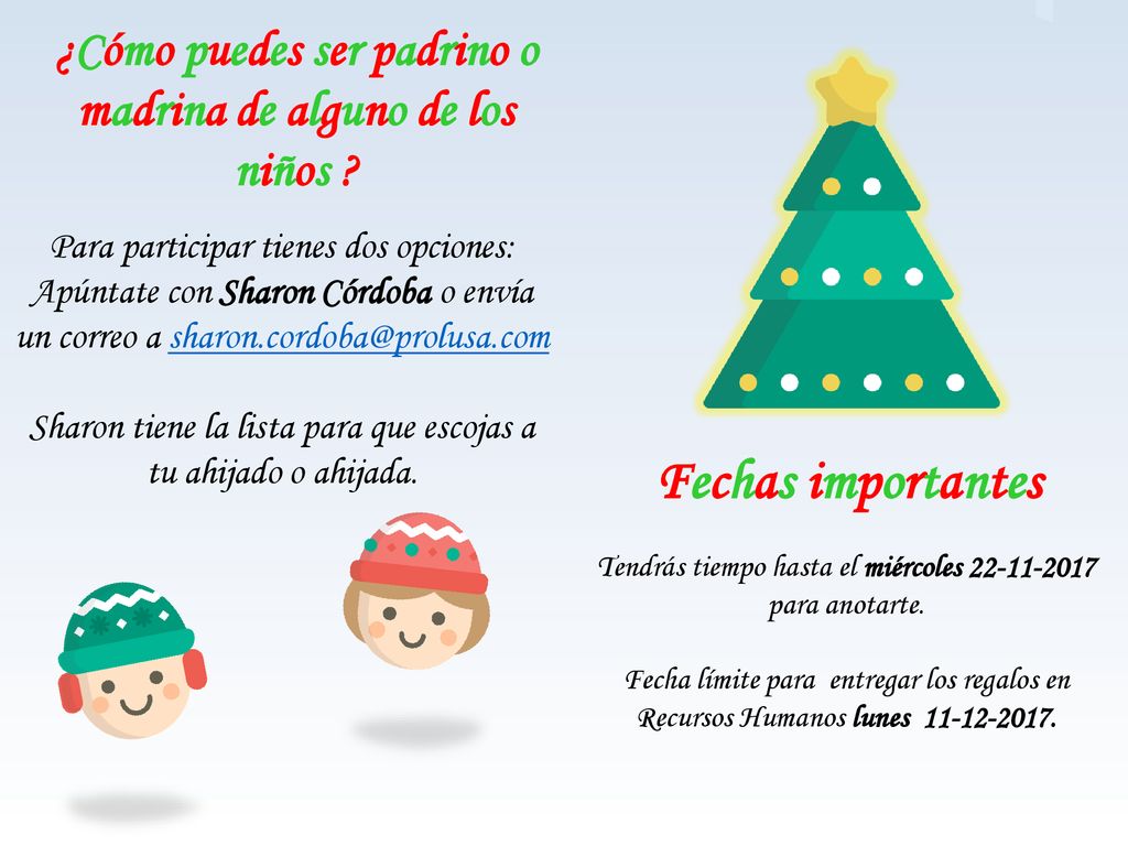¿Cómo puedes ser padrino o madrina de alguno de los niños