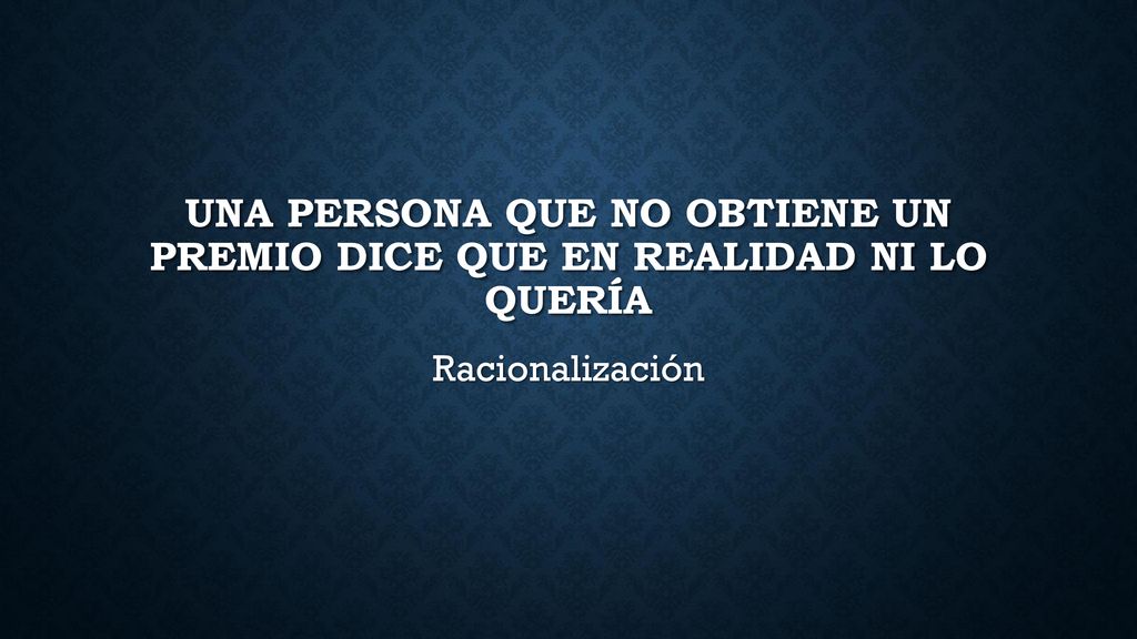 Una persona que no obtiene un premio dice que en realidad ni lo quería