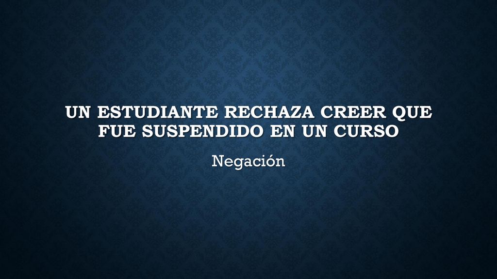 Un estudiante rechaza creer que fue suspendido en un curso
