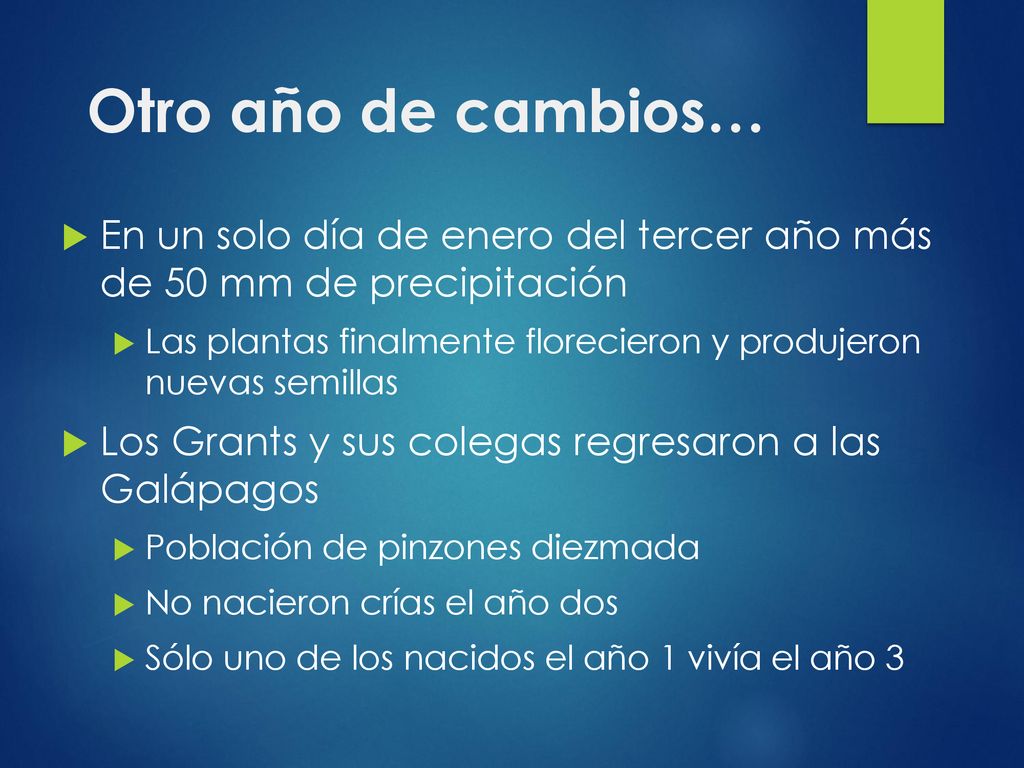 Otro año de cambios… En un solo día de enero del tercer año más de 50 mm de precipitación.