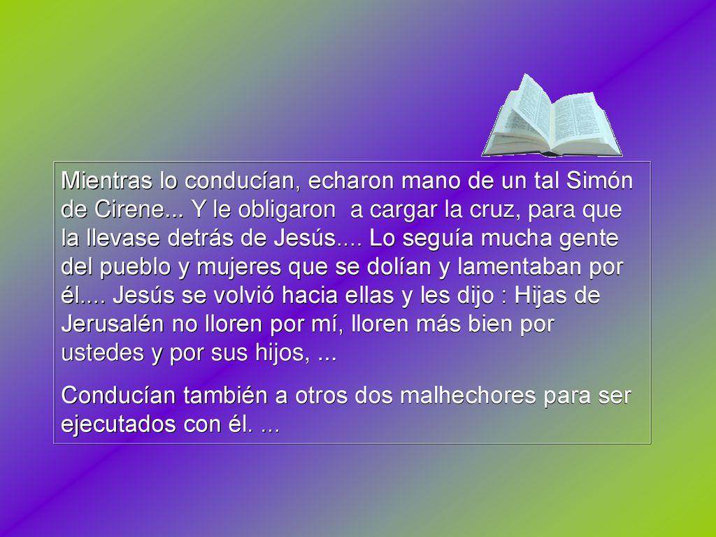 Mientras lo conducían, echaron mano de un tal Simón de Cirene