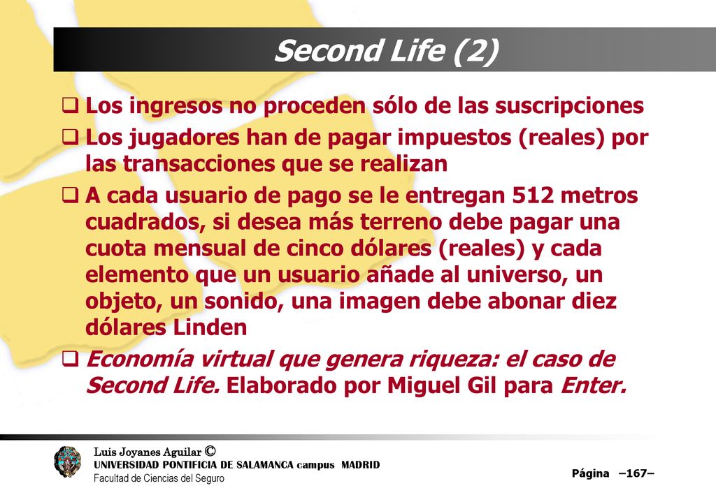 Second Life (2) Los ingresos no proceden sólo de las suscripciones