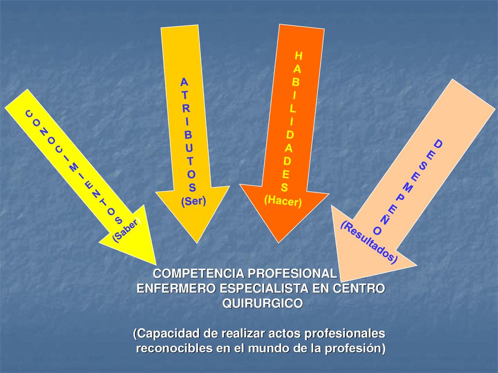 COMPETENCIA PROFESIONAL DEL ENFERMERO ESPECIALISTA EN CENTRO