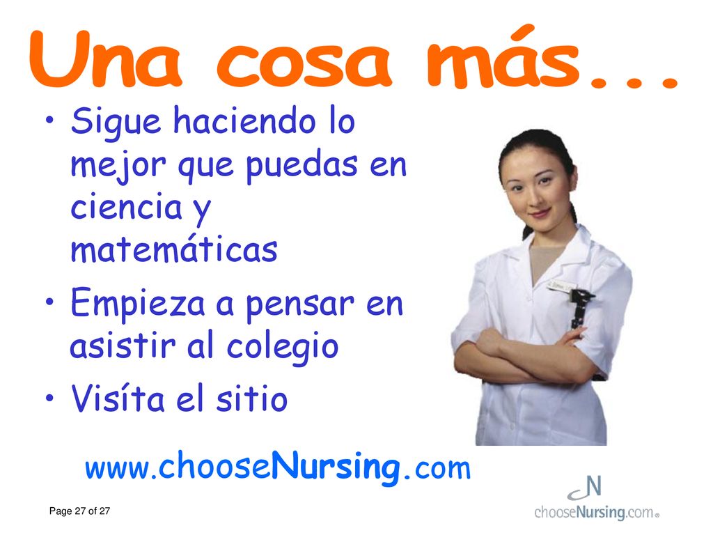 Sigue haciendo lo mejor que puedas en ciencia y matemáticas