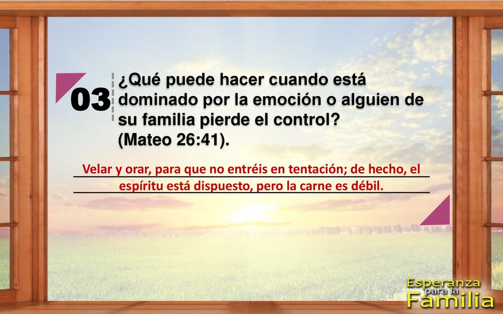 ¿Qué puede hacer cuando está dominado por la emoción o alguien de su familia pierde el control