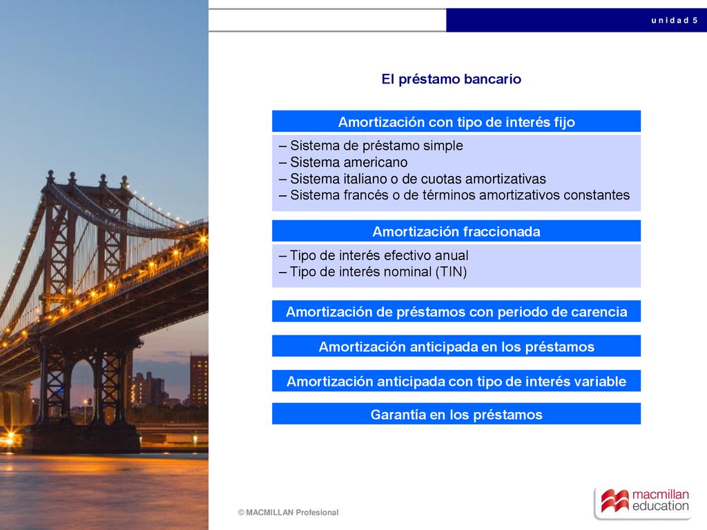 Amortización con tipo de interés fijo
