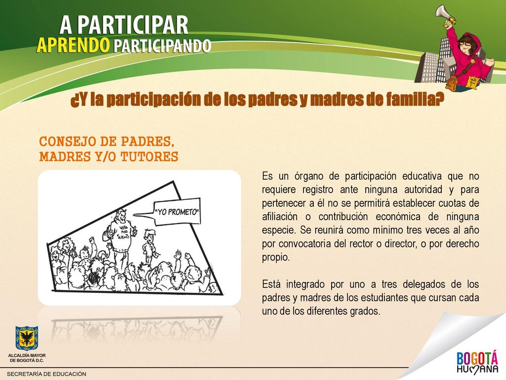 ¿Y la participación de los padres y madres de familia