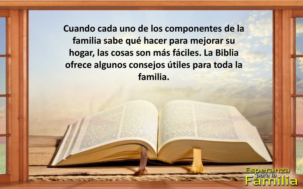 Cuando cada uno de los componentes de la familia sabe qué hacer para mejorar su hogar, las cosas son más fáciles.