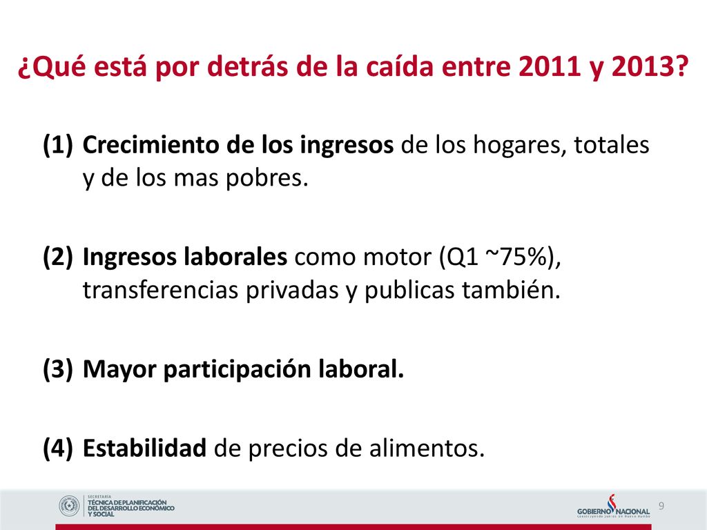 ¿Qué está por detrás de la caída entre 2011 y 2013