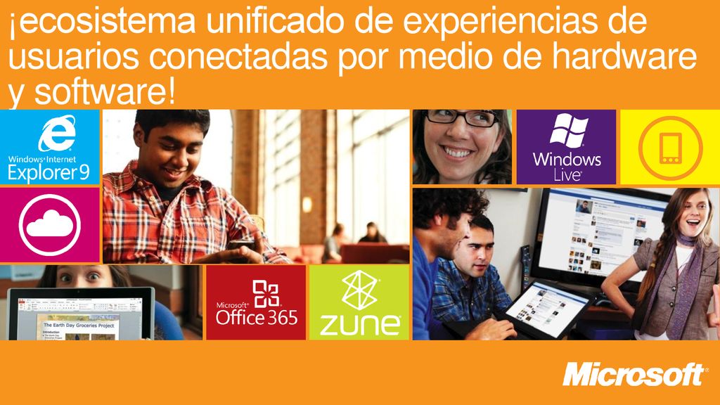 ¡ecosistema unificado de experiencias de usuarios conectadas por medio de hardware y software!