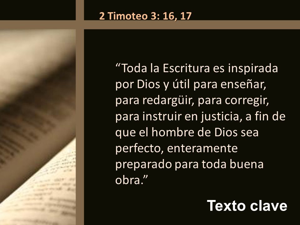 2 Timoteo 3: 16, 17