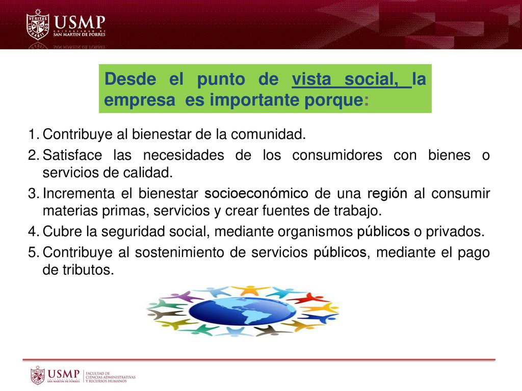 Desde el punto de vista social, la empresa es importante porque: