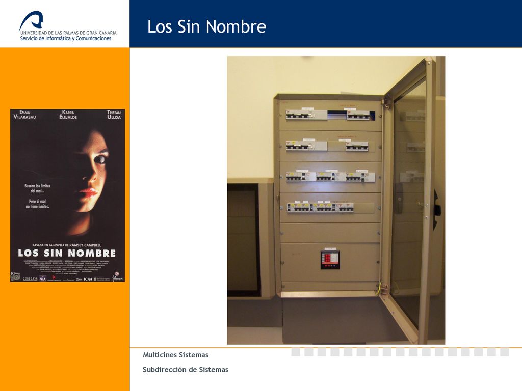 Los Sin Nombre Página para gráficos y diagramas. Multicines Sistemas