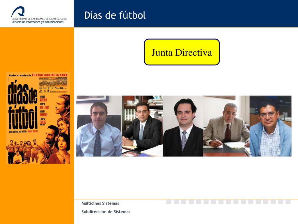 Días de fútbol Junta Directiva Página para gráficos y diagramas.