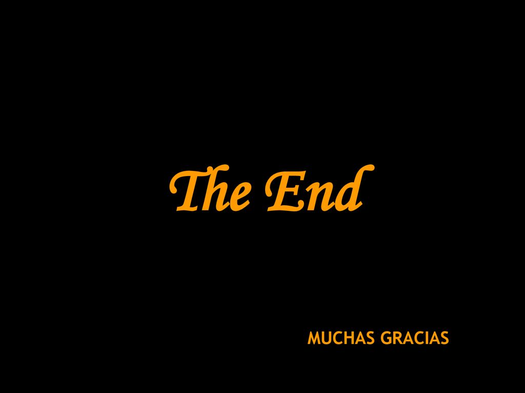 The End Página de cierre (opcional y personalizable). MUCHAS GRACIAS