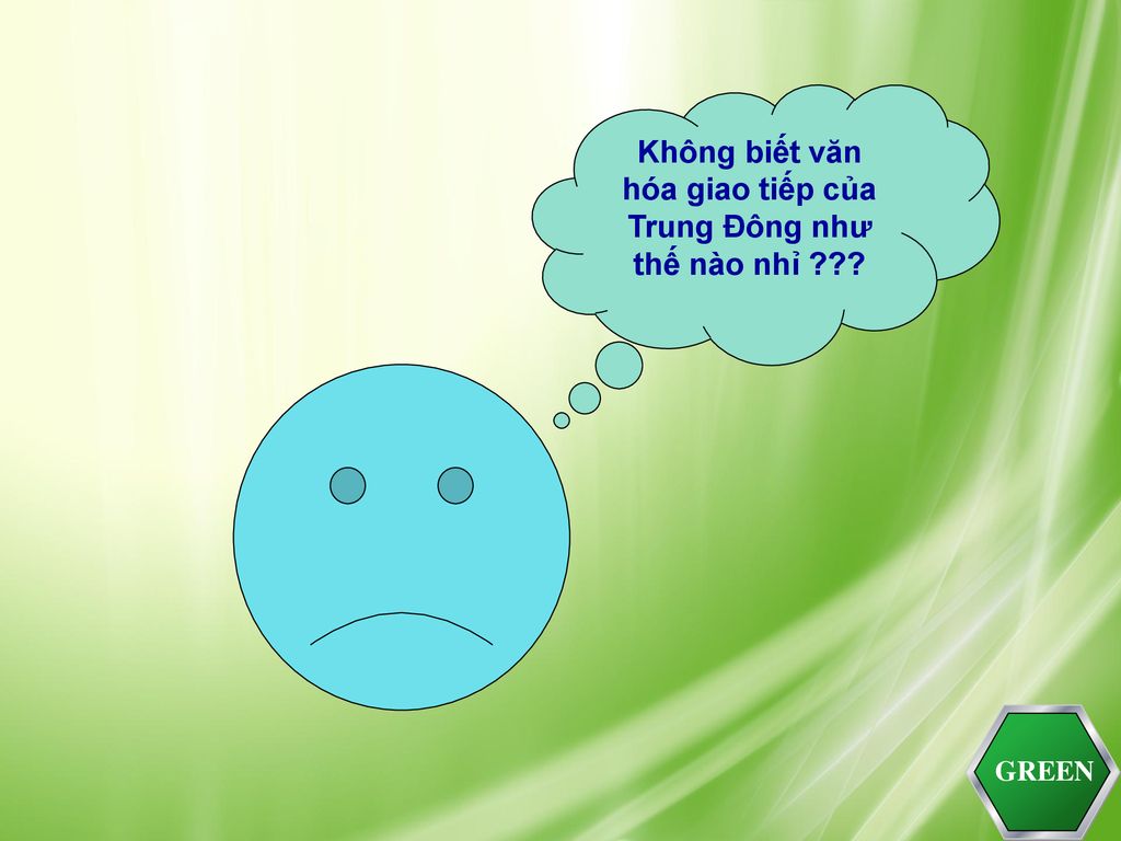 Không biết văn hóa giao tiếp của Trung Đông như thế nào nhỉ