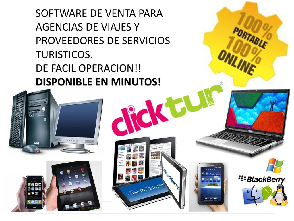 SOFTWARE DE VENTA PARA AGENCIAS DE VIAJES Y PROVEEDORES DE SERVICIOS TURISTICOS.