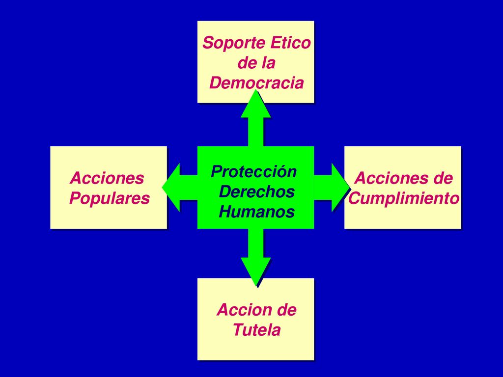 Soporte Etico de la Democracia Acciones Populares Acciones de