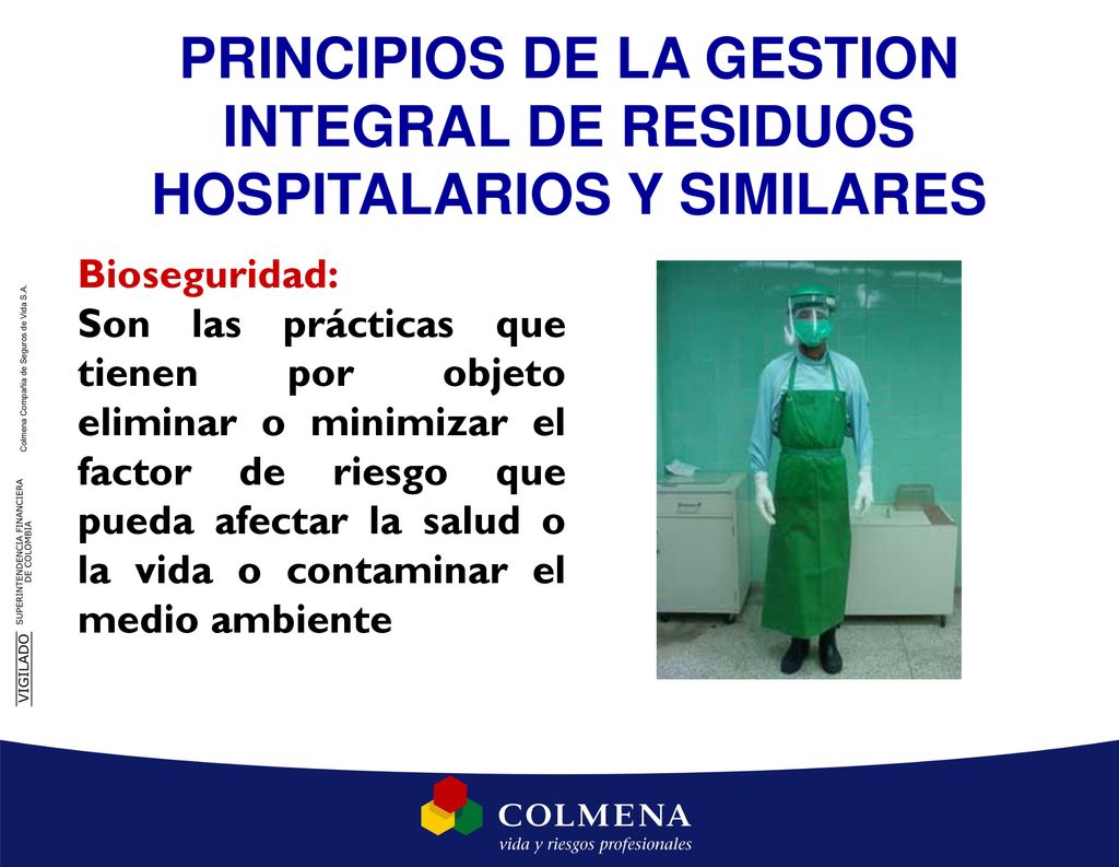 PRINCIPIOS DE LA GESTION INTEGRAL DE RESIDUOS HOSPITALARIOS Y SIMILARES