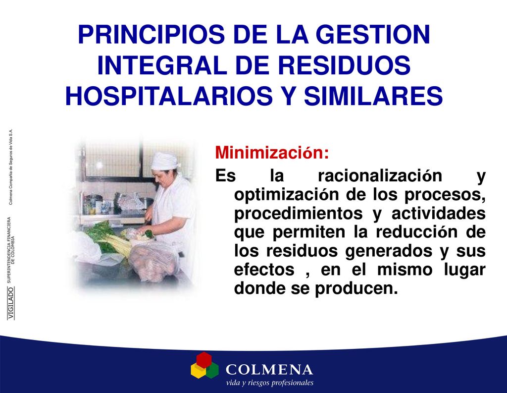 PRINCIPIOS DE LA GESTION INTEGRAL DE RESIDUOS HOSPITALARIOS Y SIMILARES