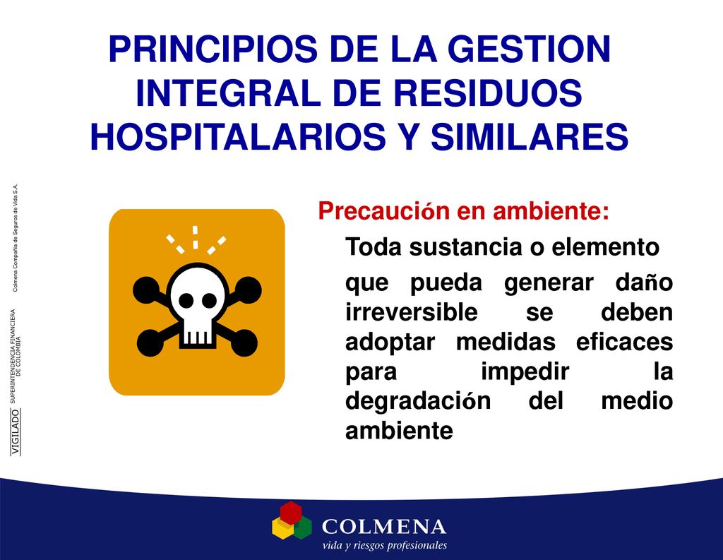 PRINCIPIOS DE LA GESTION INTEGRAL DE RESIDUOS HOSPITALARIOS Y SIMILARES