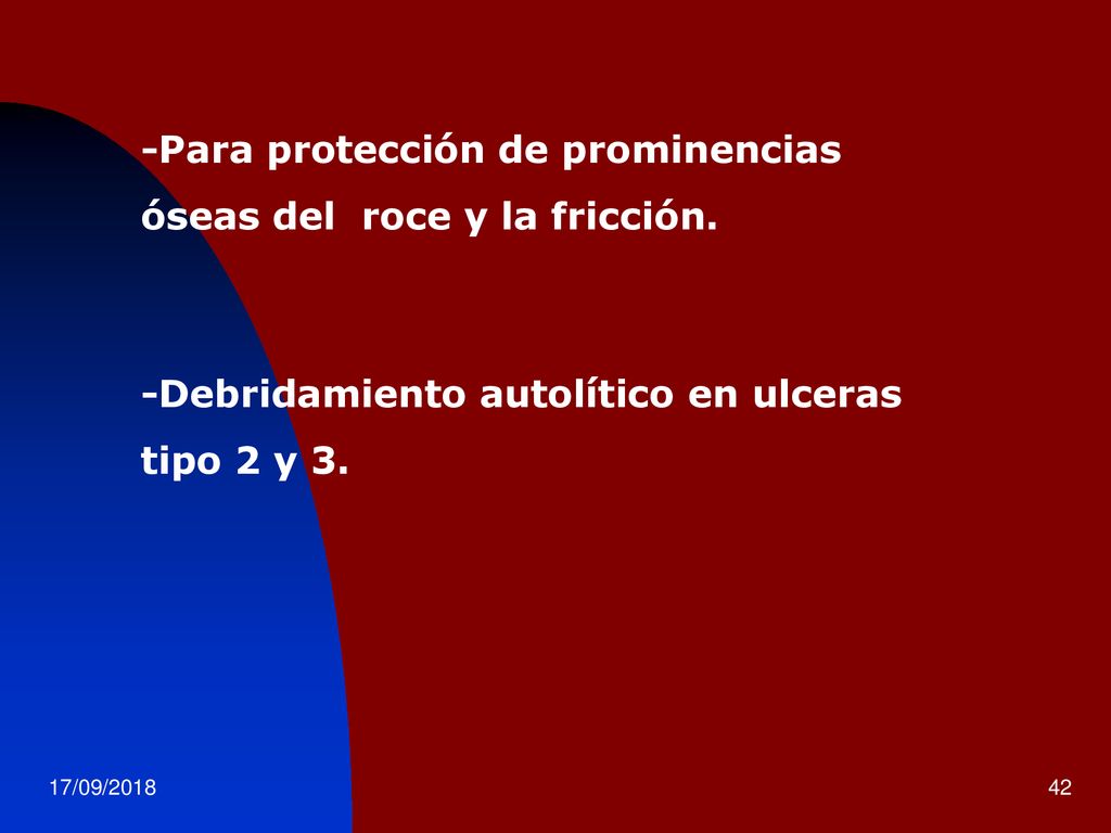 -Para protección de prominencias óseas del roce y la fricción.